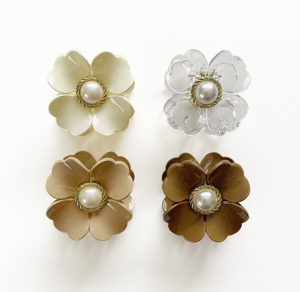 Floral Claw Clip